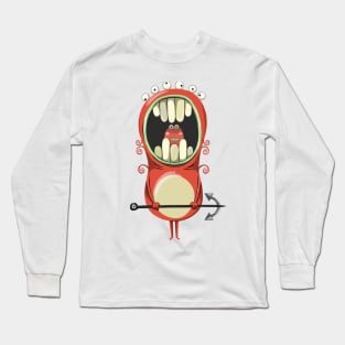 the red monster Long Sleeve T-Shirt